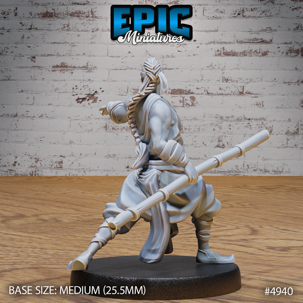 Martial Arts Monk 3D-printed model
