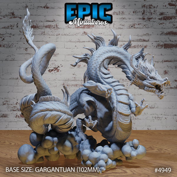 Emperor Lung Dragon 3D-printed model