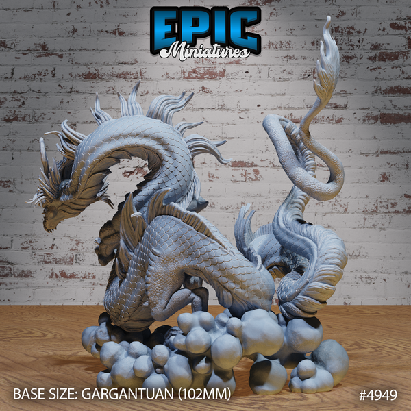 Emperor Lung Dragon 3D-printed model