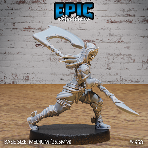 Orc Tiefling Female 3D-printed model