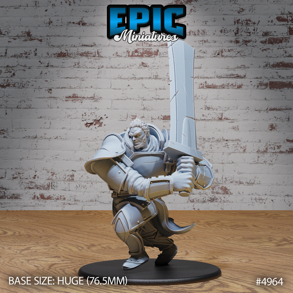 Fire Giant 3D-printed model