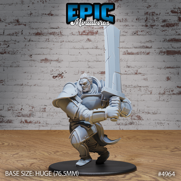 Fire Giant 3D-printed model