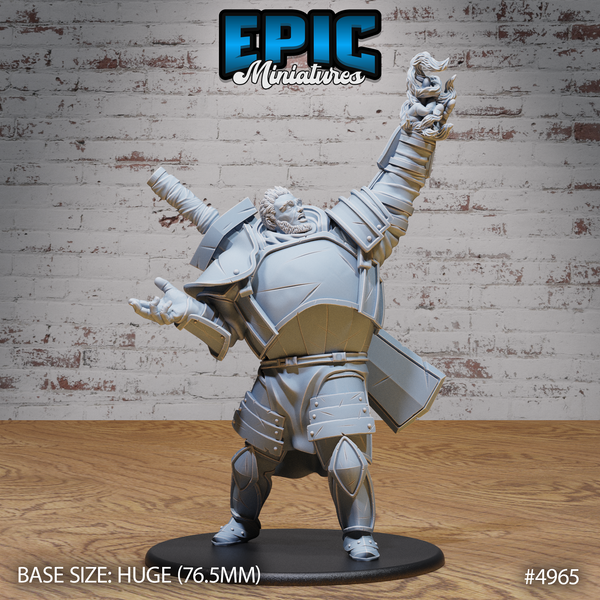 Fire Giant 3D-printed model