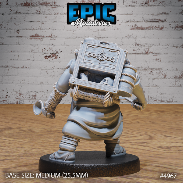 Gray Orc 3D-printed model