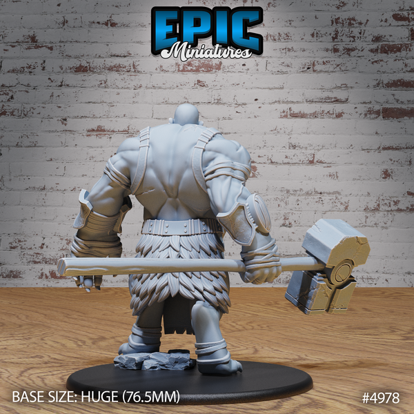 Hill Giant Smasher 3D-printed model