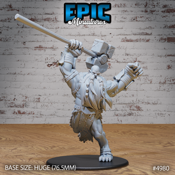 Hill Giant Smasher 3D-printed model