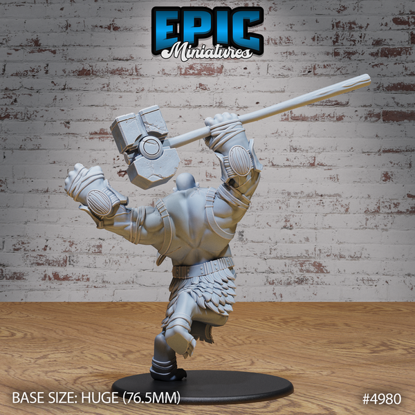 Hill Giant Smasher 3D-printed model