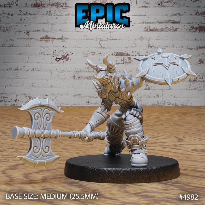 Young Barbarian 3D-printed model