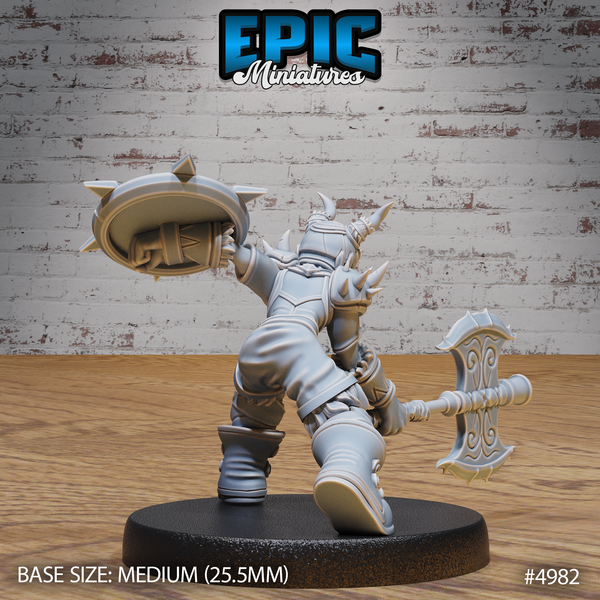 Young Barbarian 3D-printed model