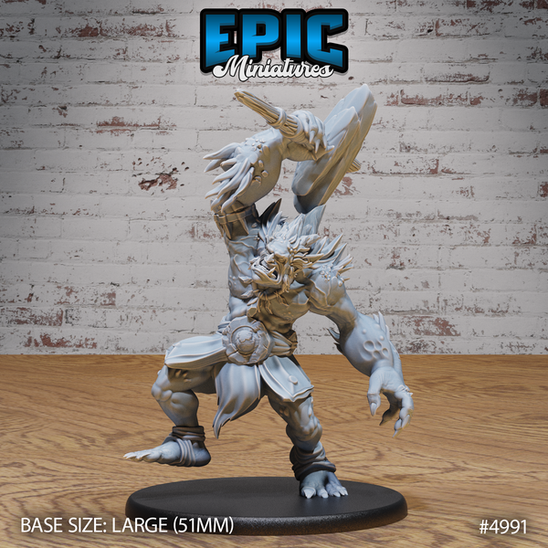 Savage Troll 3D-printed model