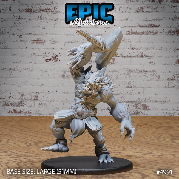 Savage Troll 3D-printed model