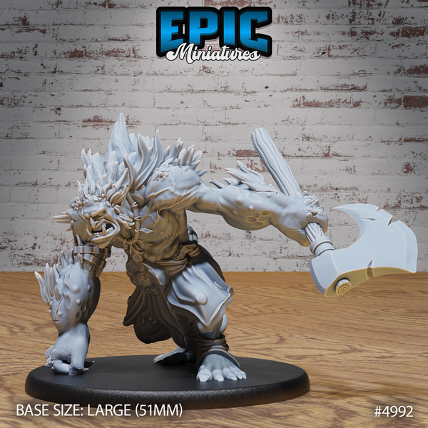 Savage Troll 3D-printed model