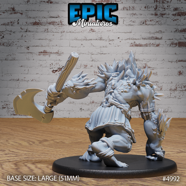 Savage Troll 3D-printed model