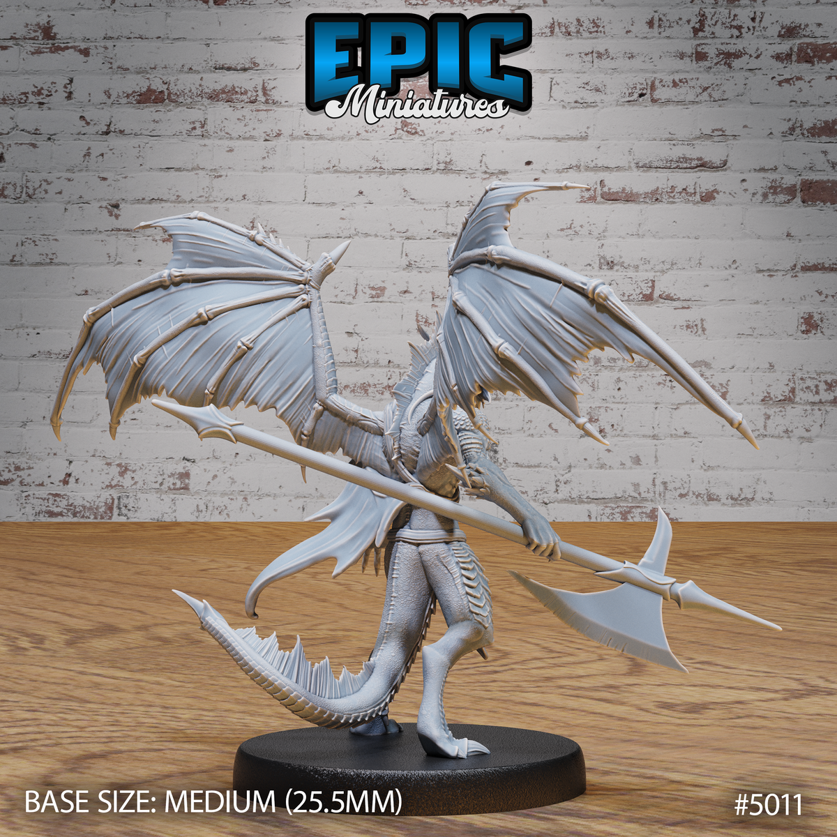 Draconic Demon 3D-printed model