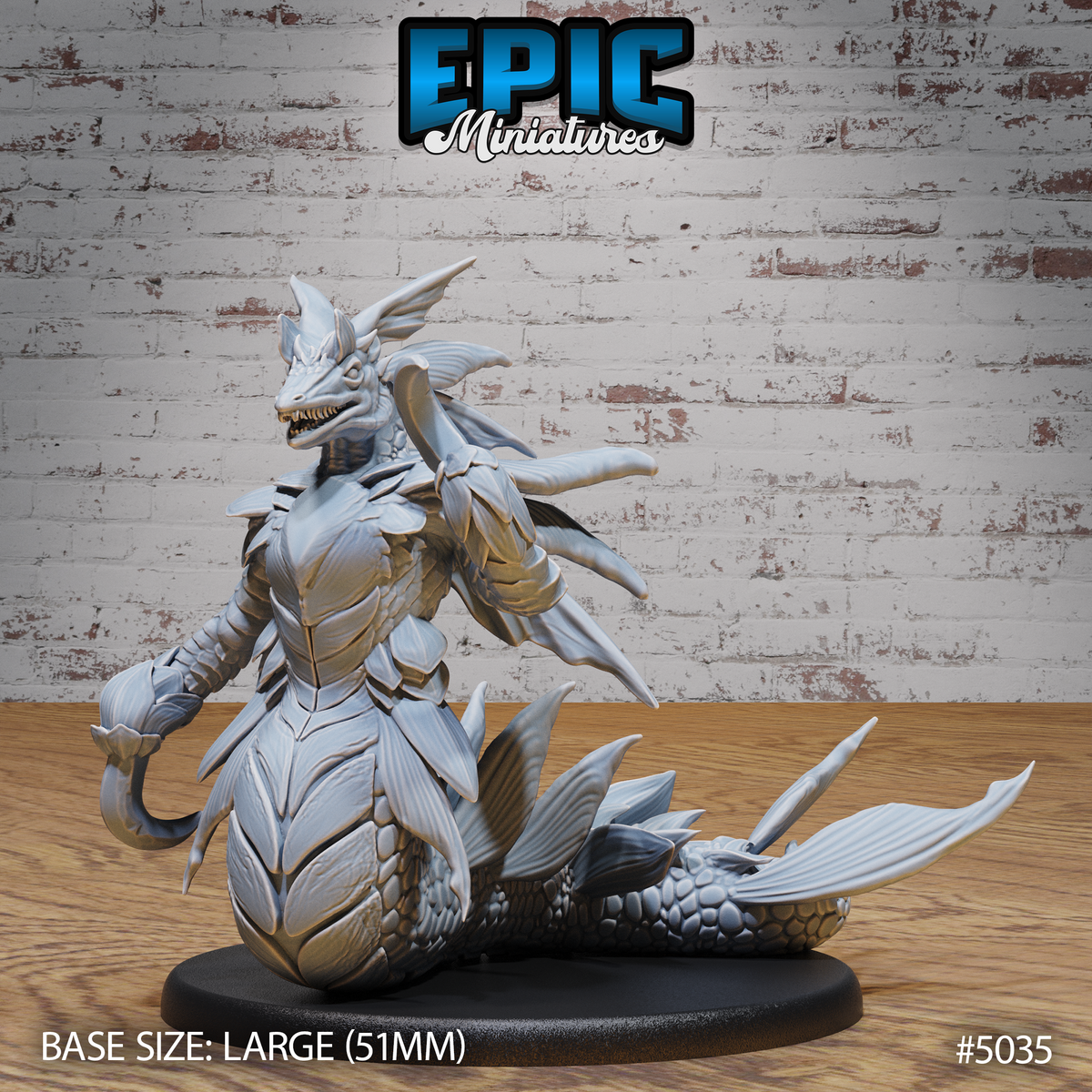 Wastrilith Water Demon 3D-printed model
