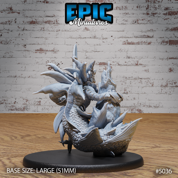 Wastrilith Water Demon 3D-printed model