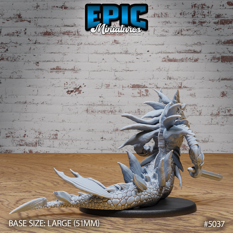 Wastrilith Water Demon 3D-printed model