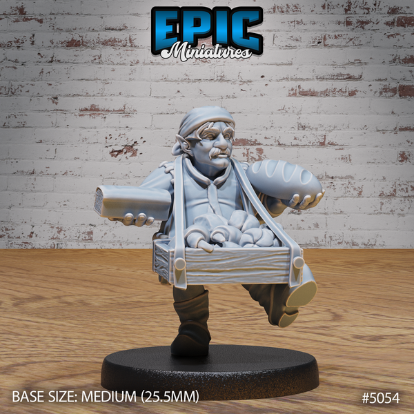 Halfling Villager 3D-printed model