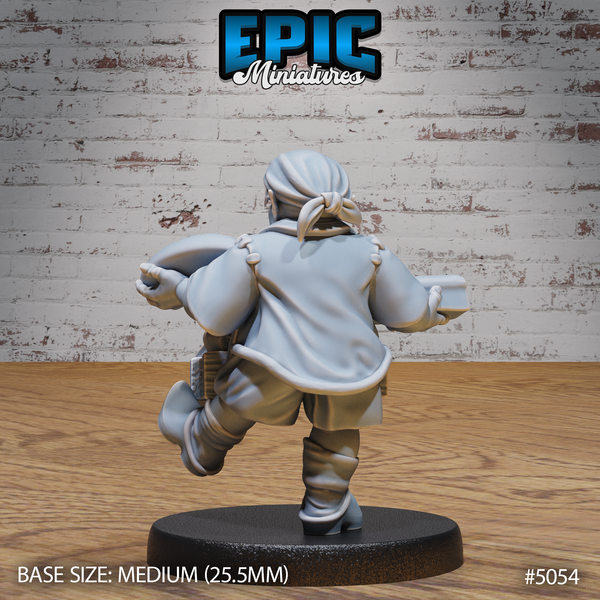 Halfling Villager 3D-printed model