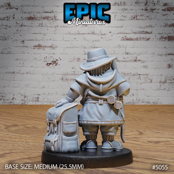 Halfling Villager 3D-printed model