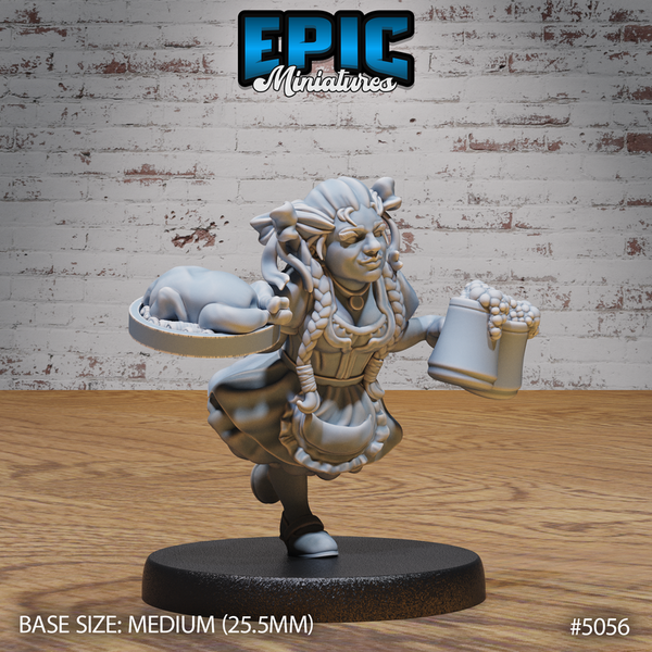 Halfling Villager 3D-printed model