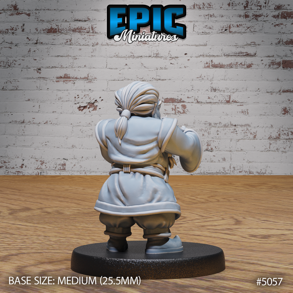 Halfling Villager 3D-printed model