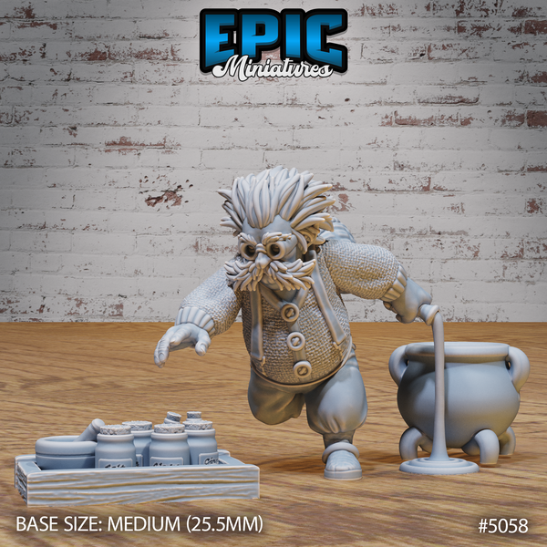 Halfling Villager 3D-printed model