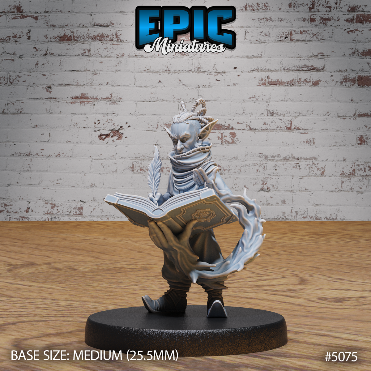 Halfling Sorcerer 3D-printed model