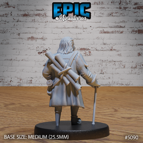 Halfling Ship Captain 3D-printed model