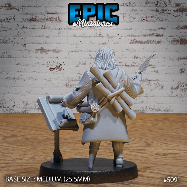 Halfling Ship Captain 3D-printed model