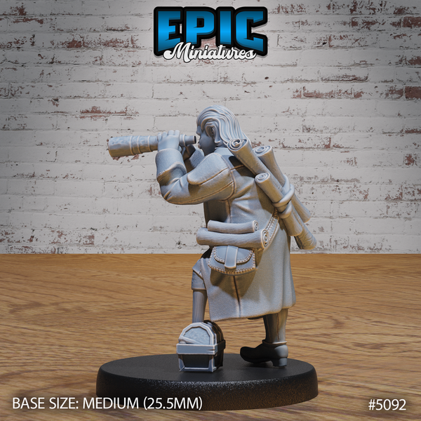 Halfling Ship Captain 3D-printed model