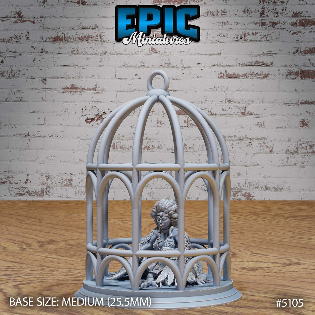 Captured Harpy 3D-printed model