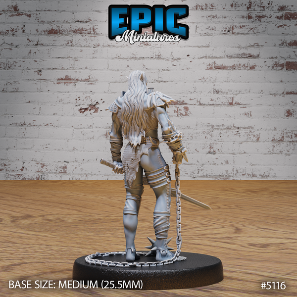 Half-Drow Slave 3D-printed model