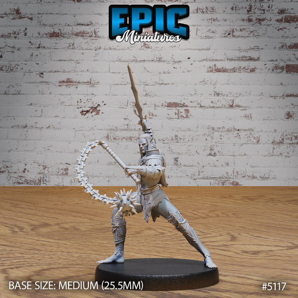 Half-Drow Slave 3D-printed model