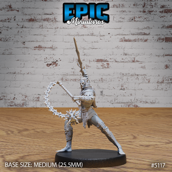 Half-Drow Slave 3D-printed model