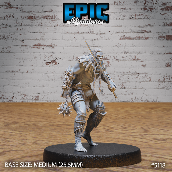 Half-Drow Slave 3D-printed model