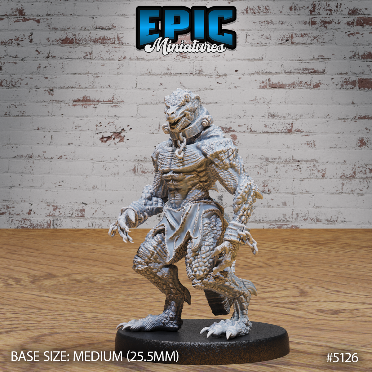 Lizardfolk Slave 3D-printed model