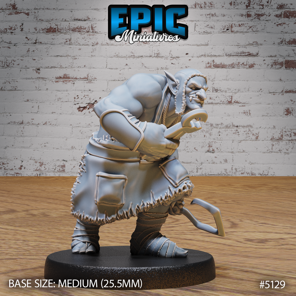 Troll Executioner 3D-printed model