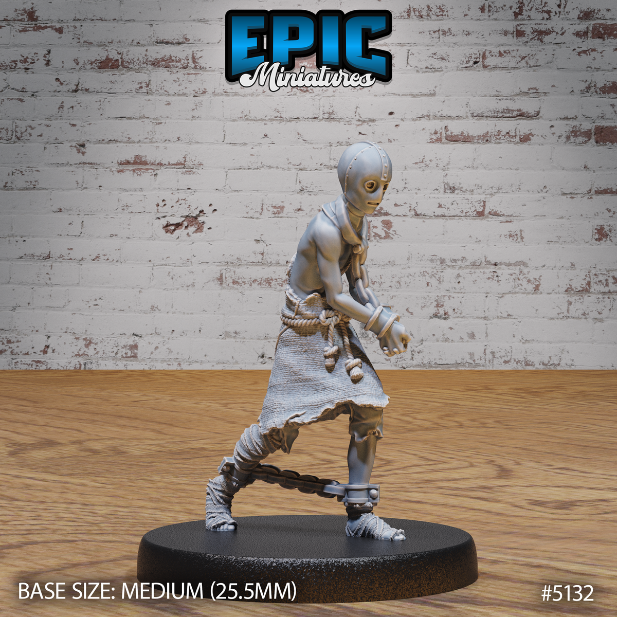 Old Prisoner 3D-printed model