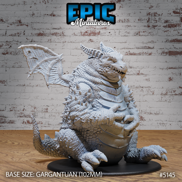 Fat Dragon 3D-printed model