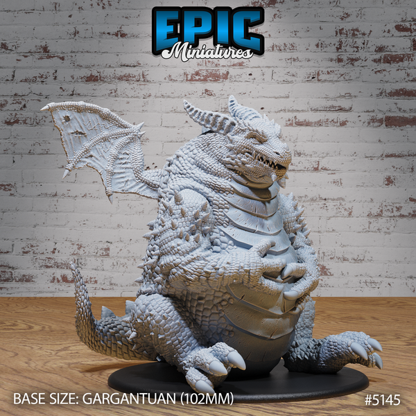 Fat Dragon 3D-printed model