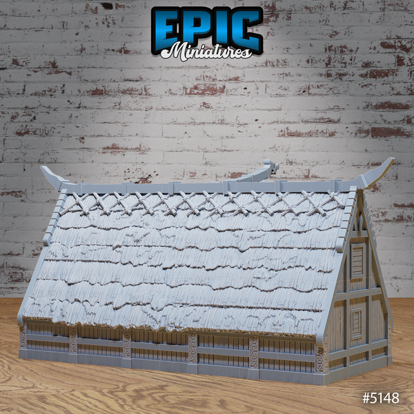 Viking House 3D-printed model