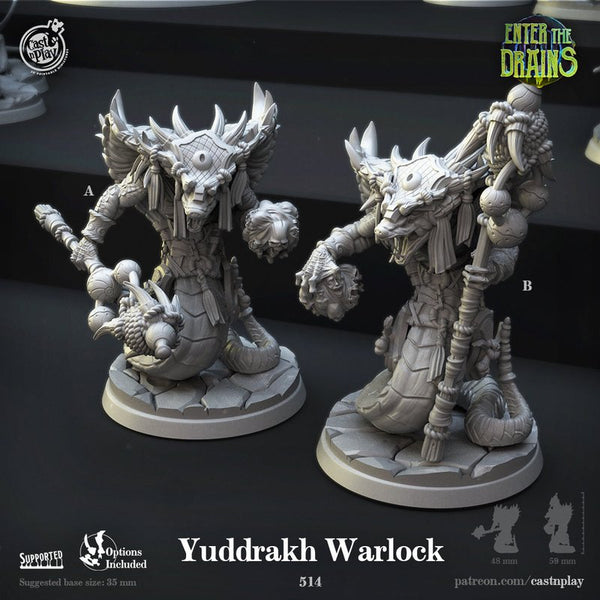 Yuddrakh Warlock 3D-printed model
