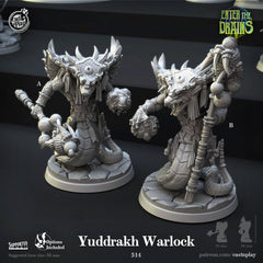 Yuddrakh Warlock 3D-printed model