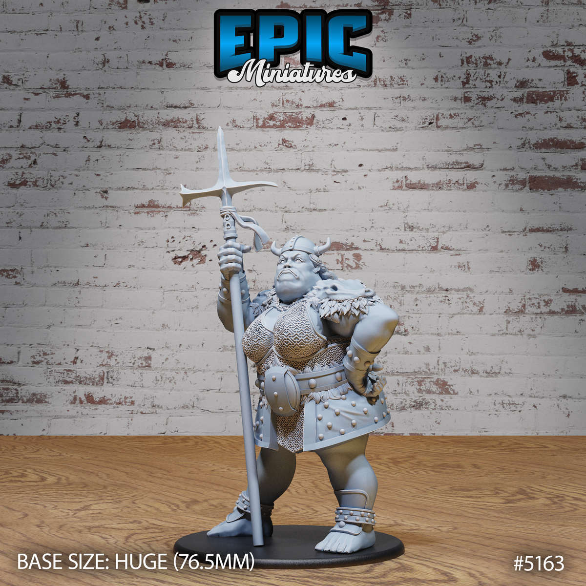 Hill Giantess 3D-printed model