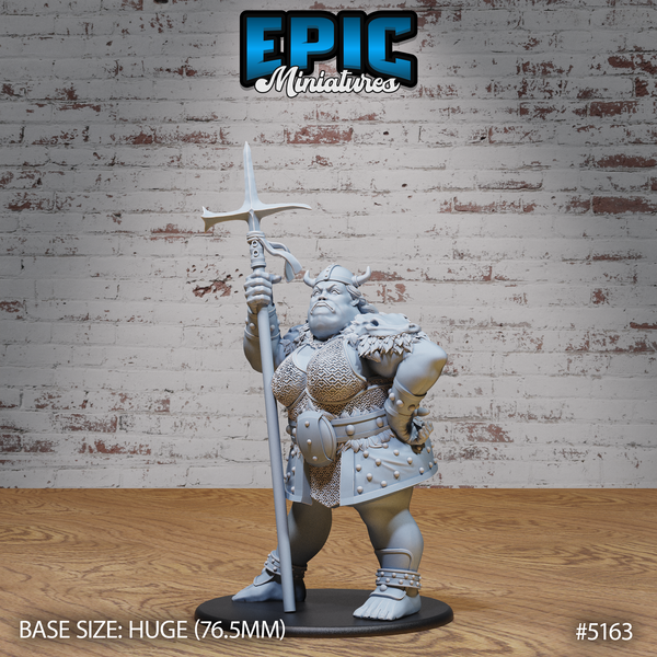 Hill Giantess 3D-printed model