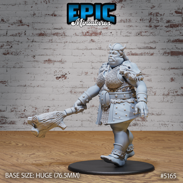 Hill Giantess 3D-printed model