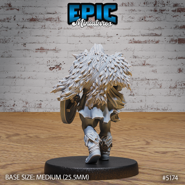 Berserker Viking 3D-printed model