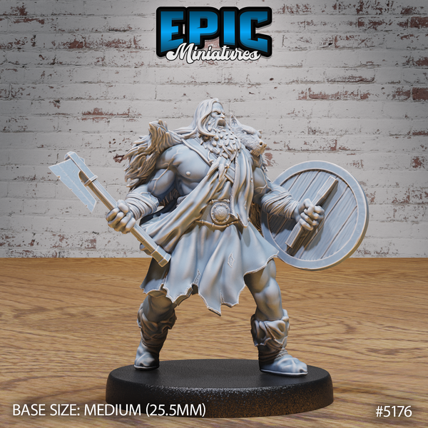 Berserker Viking 3D-printed model