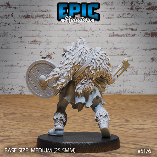 Berserker Viking 3D-printed model